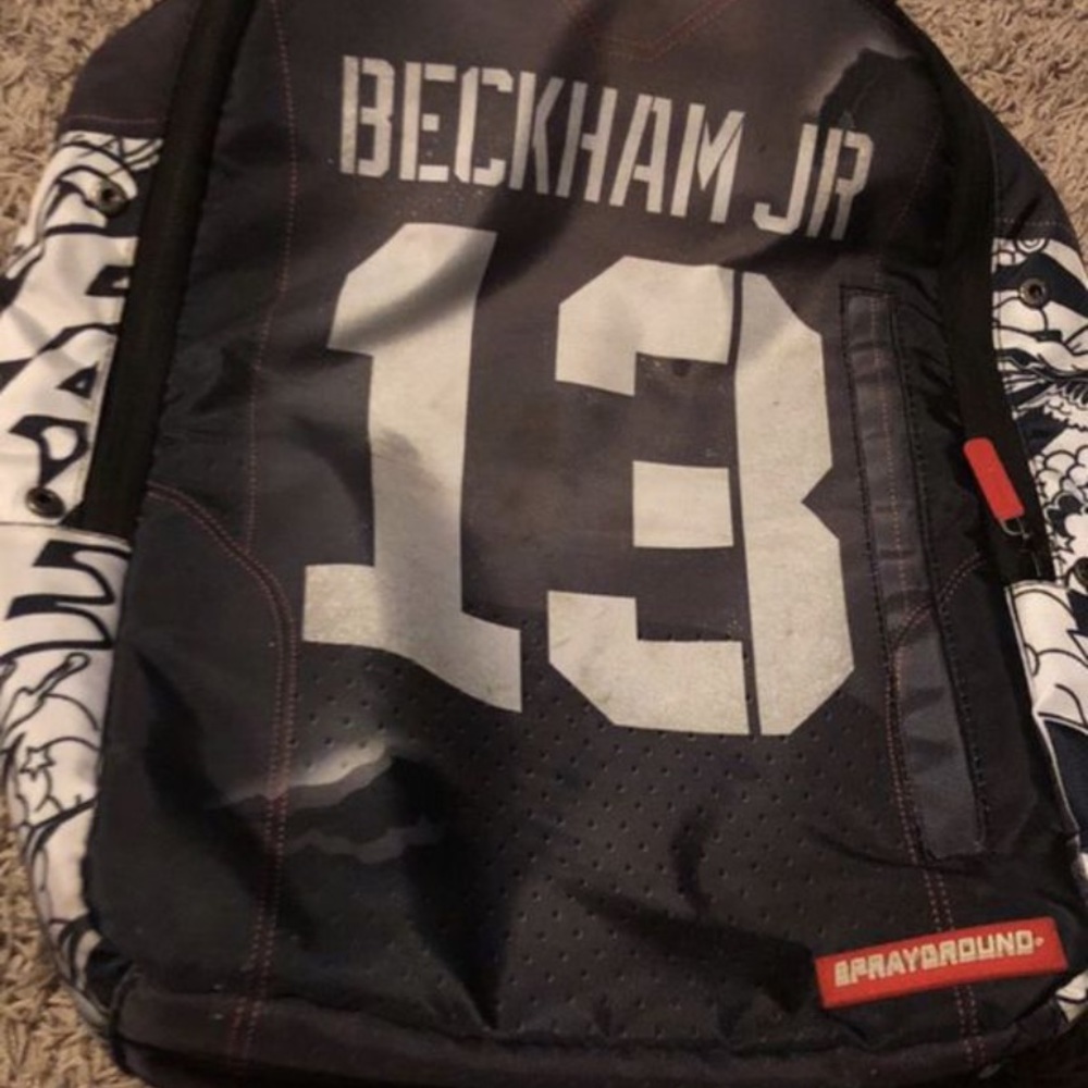 Odell Beckham sprayground backpack limited edition